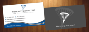 Business Card Design by HarmiDesigning for Parachute Consulting | Design: #12368496