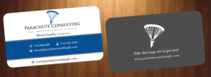Business Card Design by HarmiDesigning for Parachute Consulting | Design: #12368507