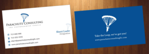 Business Card Design by HarmiDesigning for Parachute Consulting | Design: #12368519
