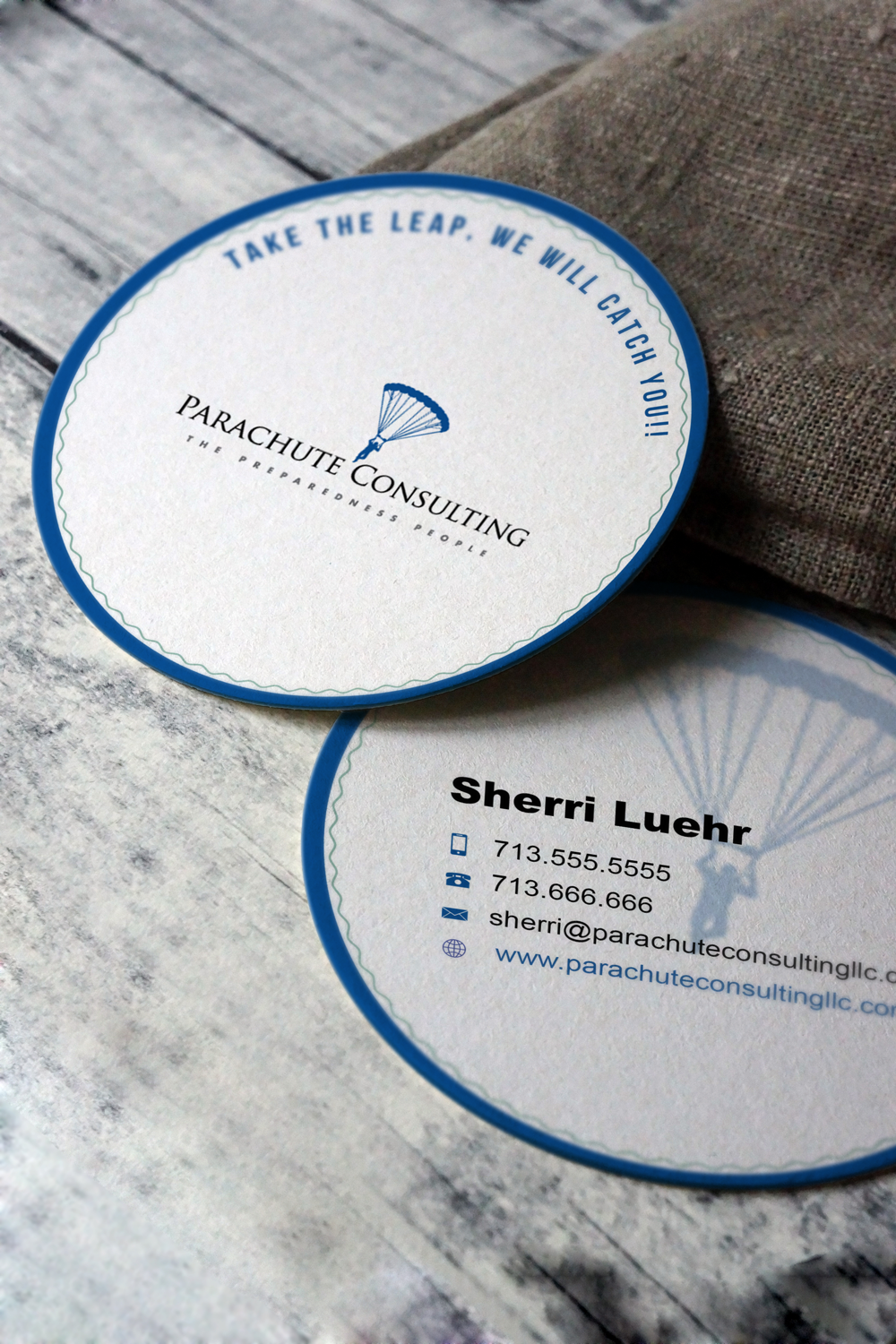 Business Card Design by Riz' for Parachute Consulting | Design #12375446