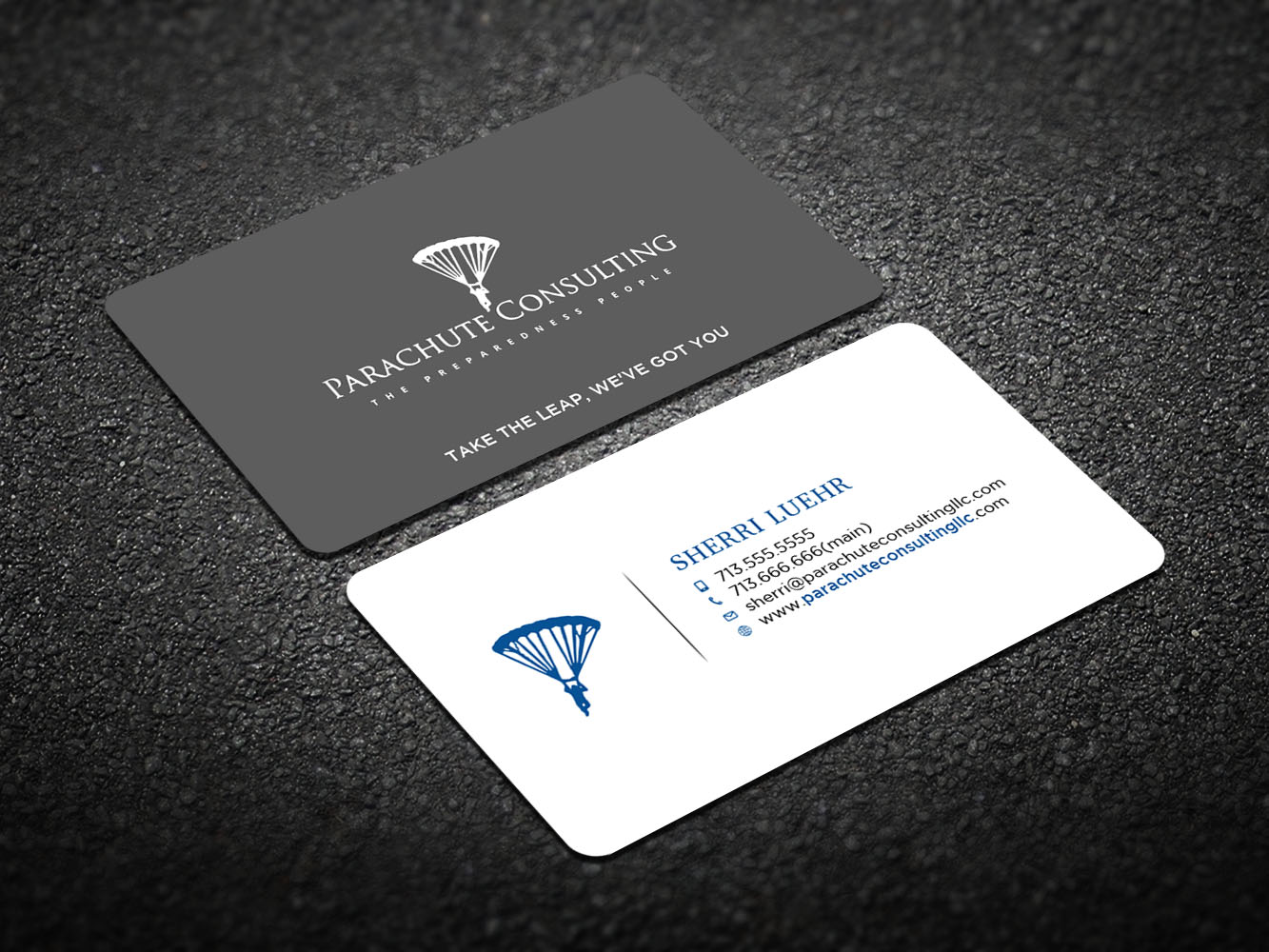 Business Card Design by Verified artistry (Design garden) for Parachute Consulting | Design #12417620