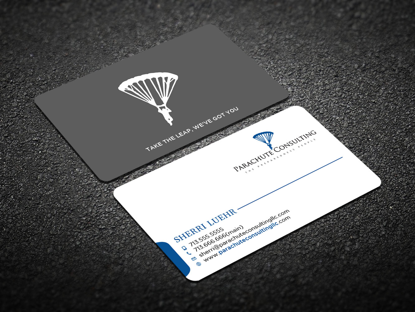 Design de Carte de Visite par Verified artistry (Design garden) pour Parachute Consulting | Design #12417624