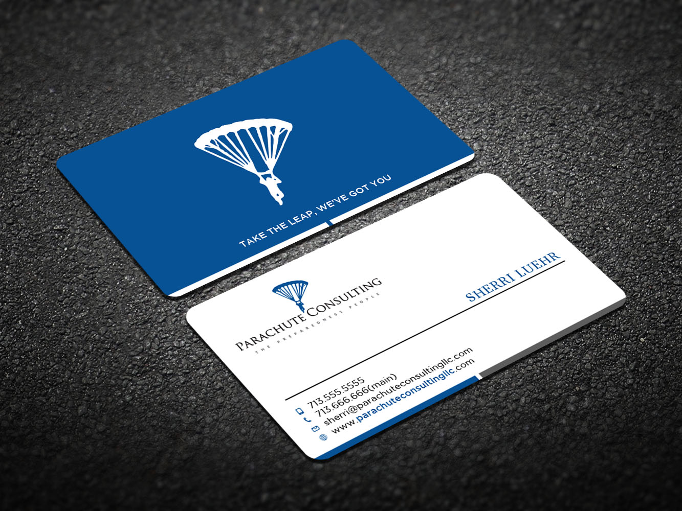 Design de Carte de Visite par Verified artistry (Design garden) pour Parachute Consulting | Design #12417625