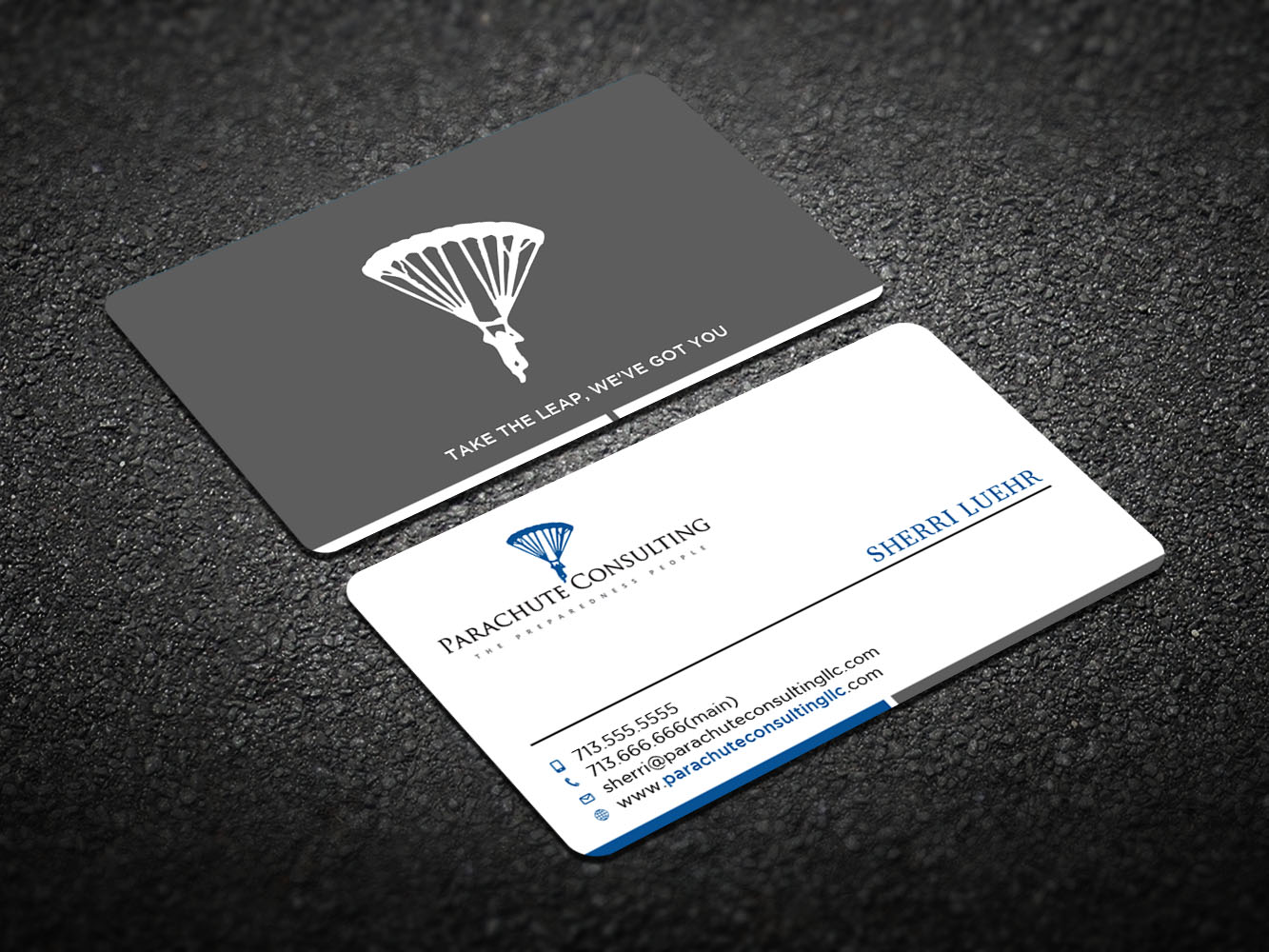 Design de Carte de Visite par Verified artistry (Design garden) pour Parachute Consulting | Design #12417628