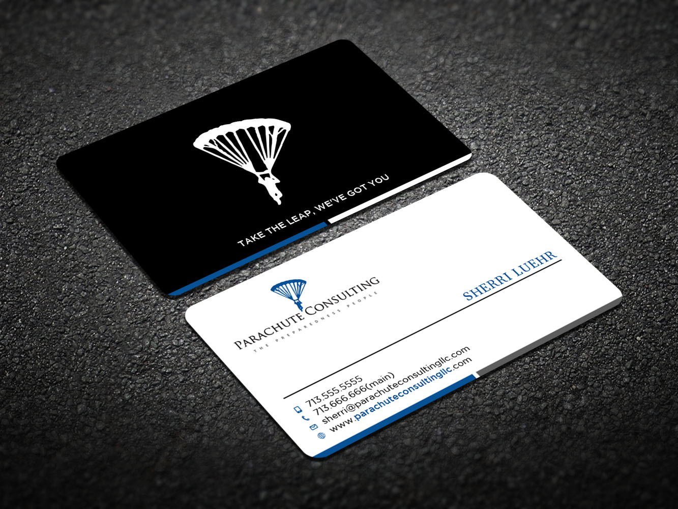 Design de Carte de Visite par Verified artistry (Design garden) pour Parachute Consulting | Design #12417629