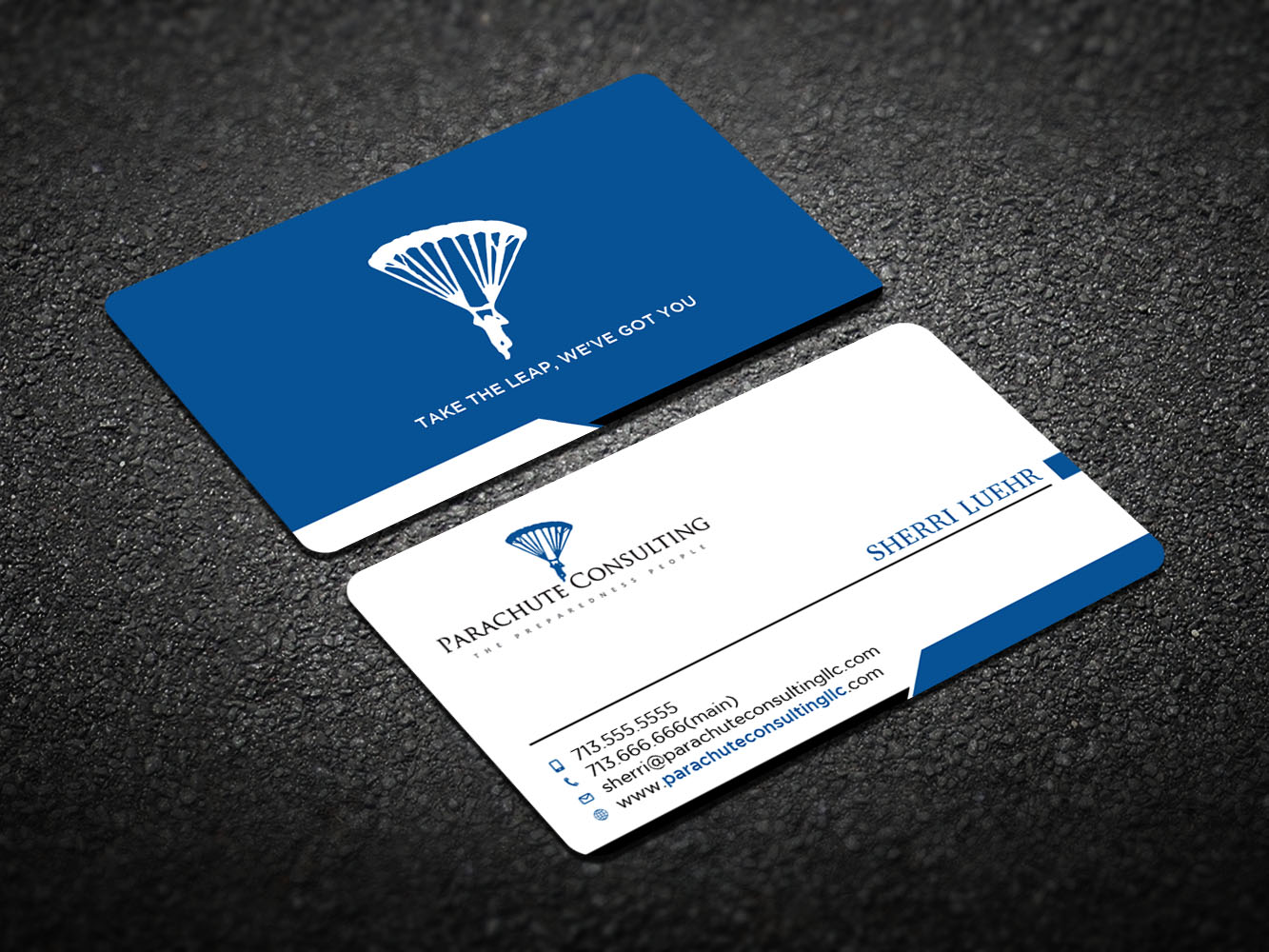 Design de Carte de Visite par Verified artistry (Design garden) pour Parachute Consulting | Design #12417632