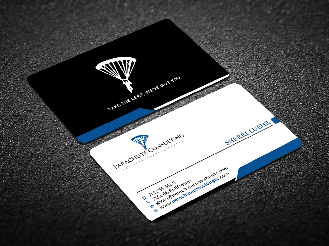 Visitenkarten-Design von Verified artistry (Design garden) für Parachute Consulting | Design #12417635