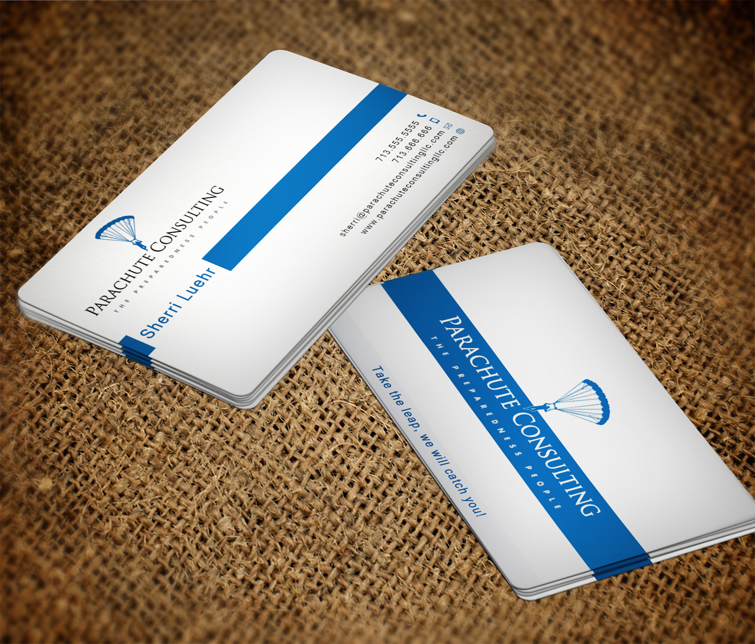 Business Card Design by EWS Webs for Parachute Consulting | Design #12374129