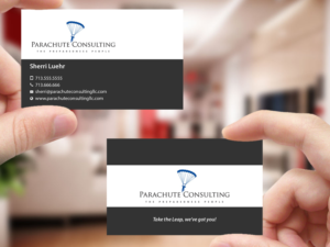 Business Card Design by Creations Box 2015 for Parachute Consulting | Design: #12334564
