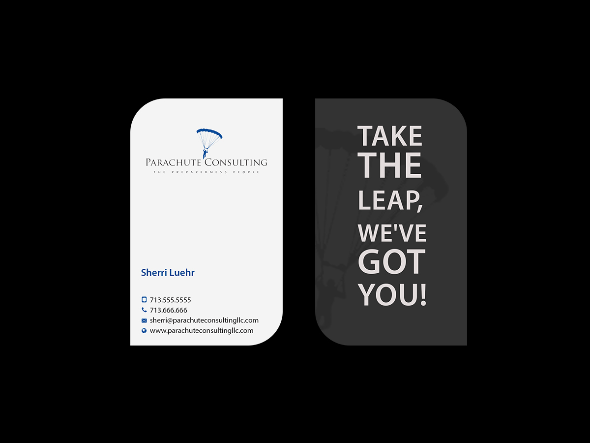 Diseño de Tarjeta de Presentación por Creations Box 2015 para Parachute Consulting | Diseño: #12334578