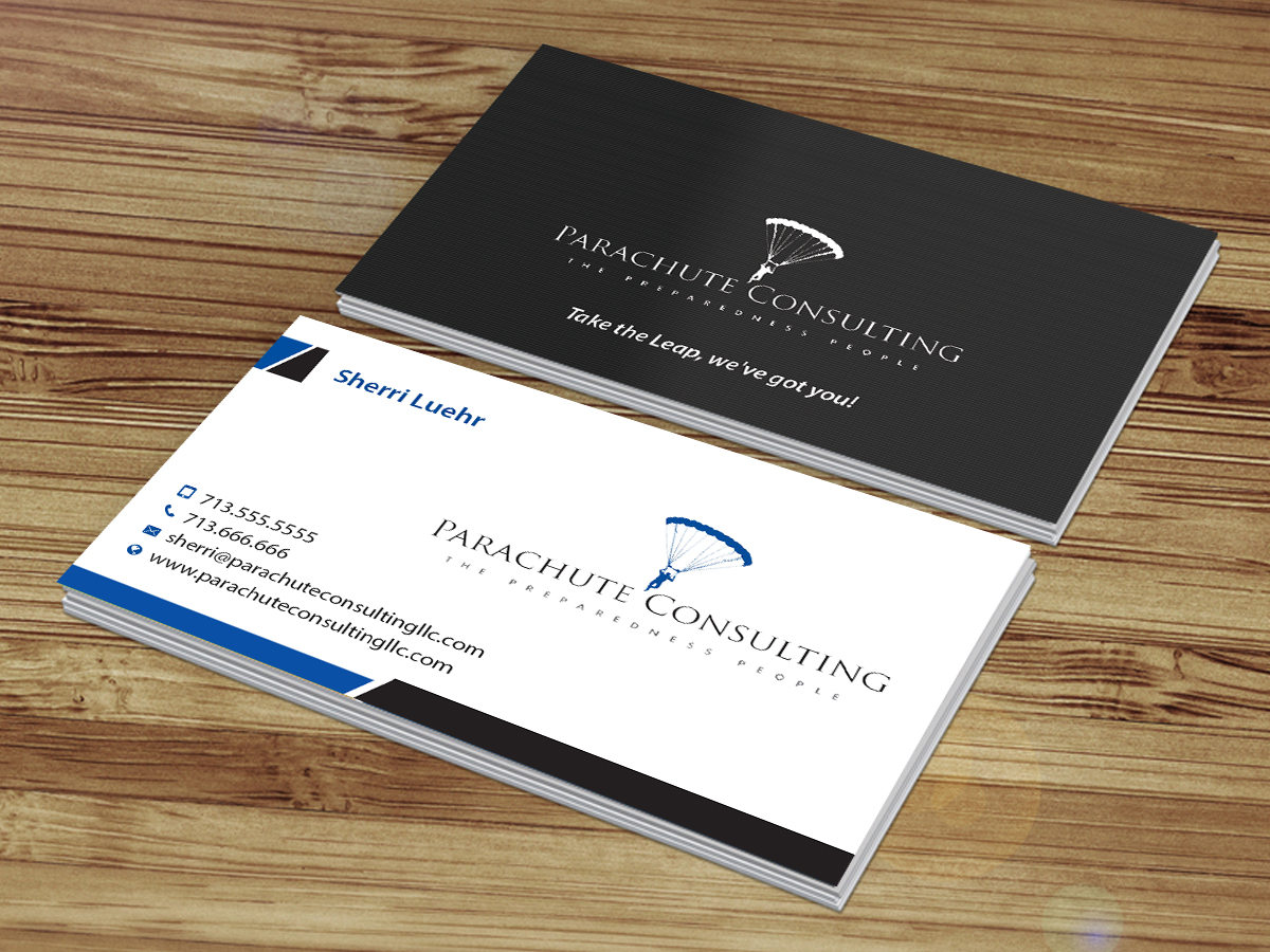 Business Card Design by Creations Box 2015 for Parachute Consulting | Design #12334606