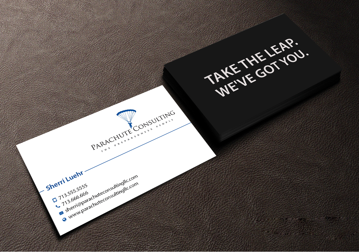 Business Card Design by Creations Box 2015 for Parachute Consulting | Design #12375602