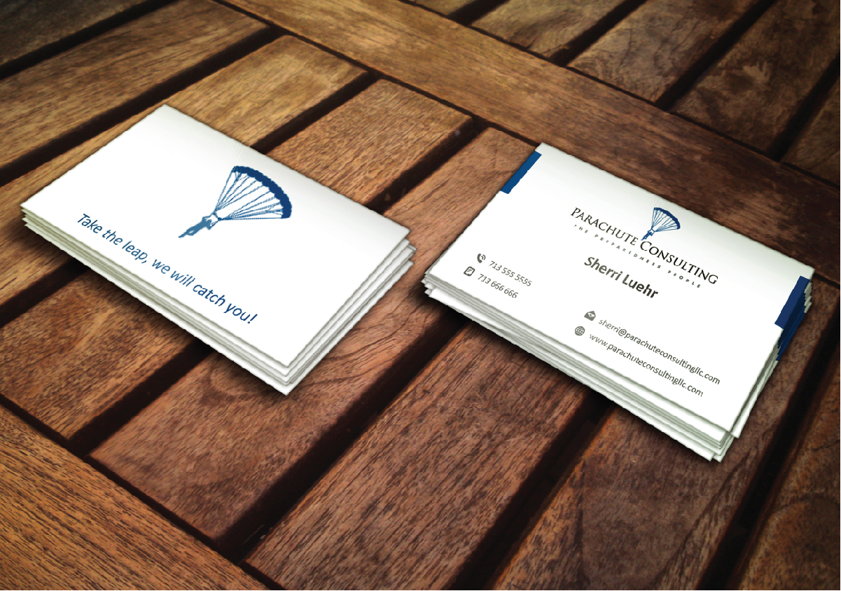 Business Card Design by 3Guys for Parachute Consulting | Design #12376596