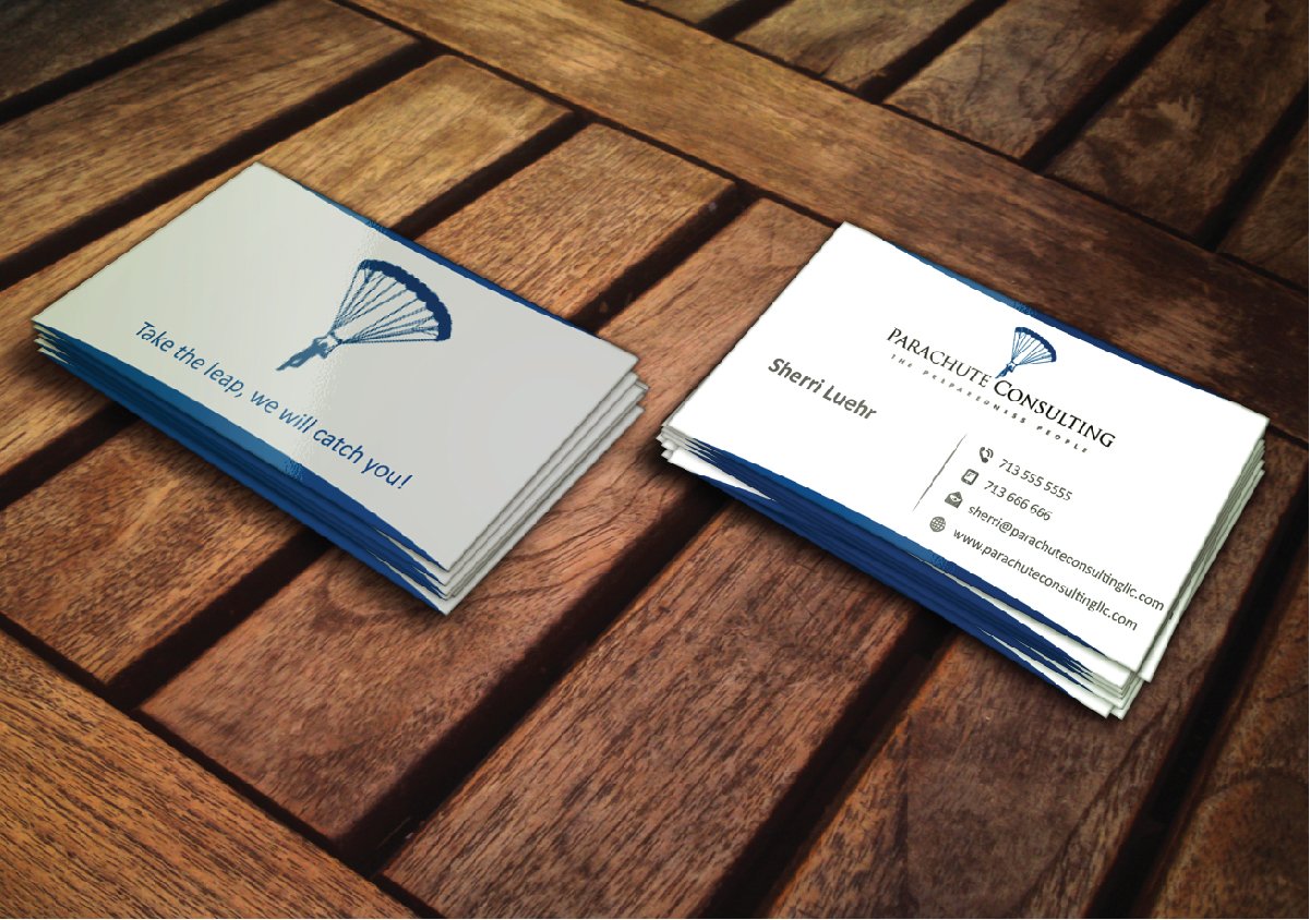 Business Card Design by 3Guys for Parachute Consulting | Design #12376597