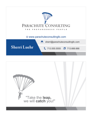 Business Card Design by dianpraditaputri for Parachute Consulting | Design: #12337507