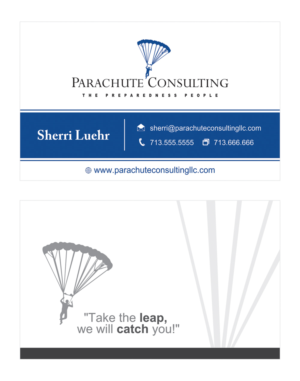 Business Card Design by dianpraditaputri for Parachute Consulting | Design: #12337581