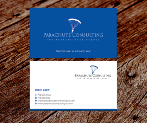 Business Card Design by SS_Designs for Parachute Consulting | Design #12429913