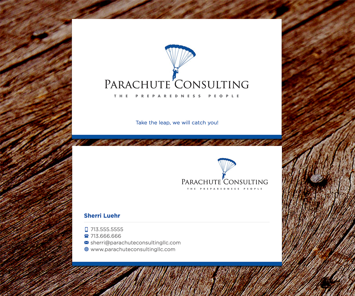 Business Card Design by SS_Designs for Parachute Consulting | Design #12429914