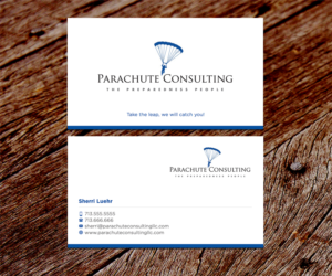 Business Card Design by SS_Designs for Parachute Consulting | Design: #12429914