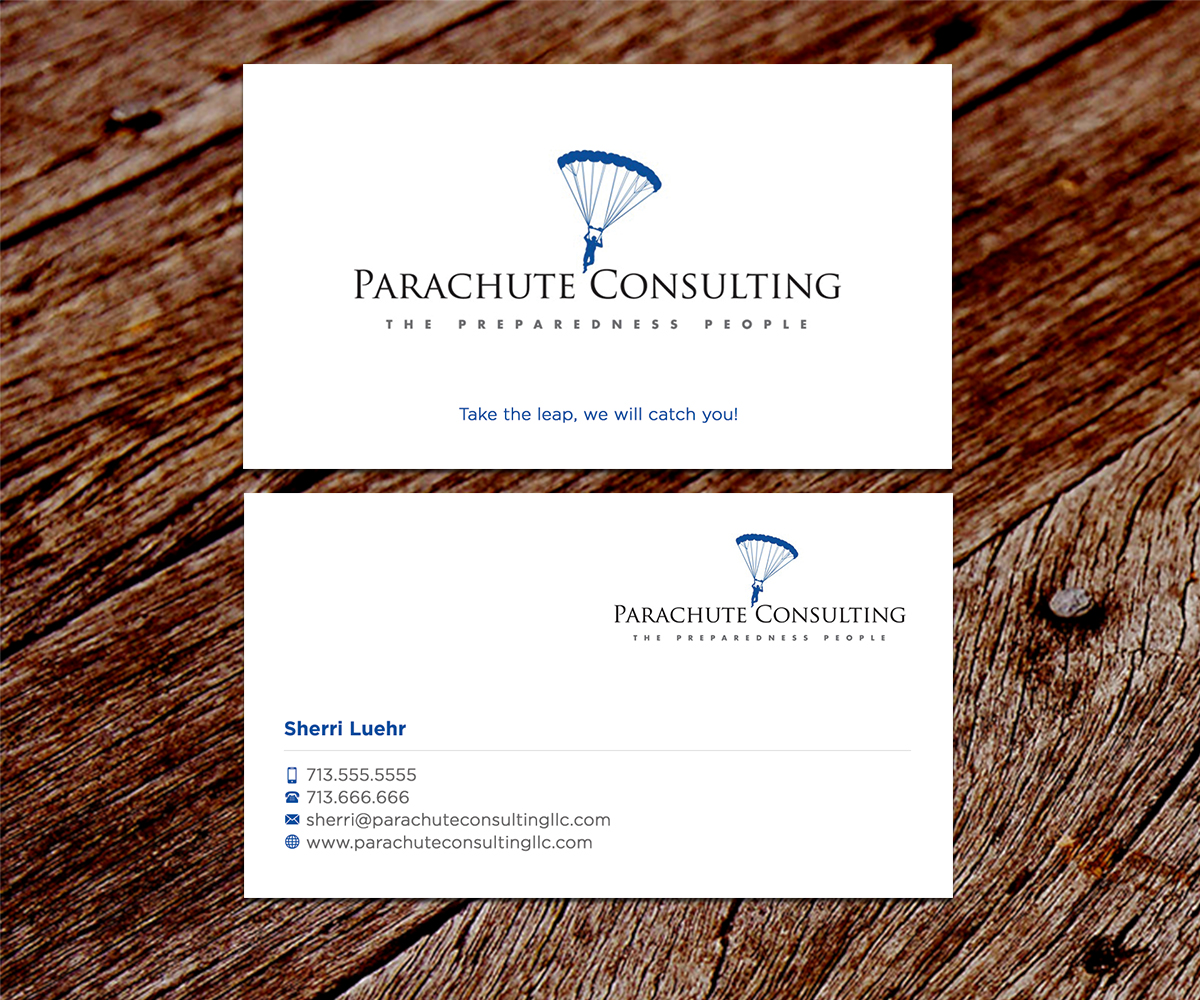 Business Card Design by SS_Designs for Parachute Consulting | Design #12429915