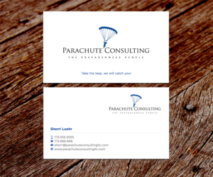 Business Card Design by SS_Designs for Parachute Consulting | Design: #12429915