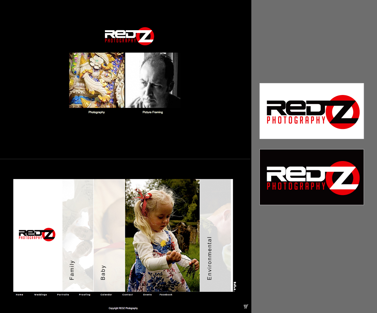 Logo Design by Akayuki Designs for REDZ Photography | Design #28767