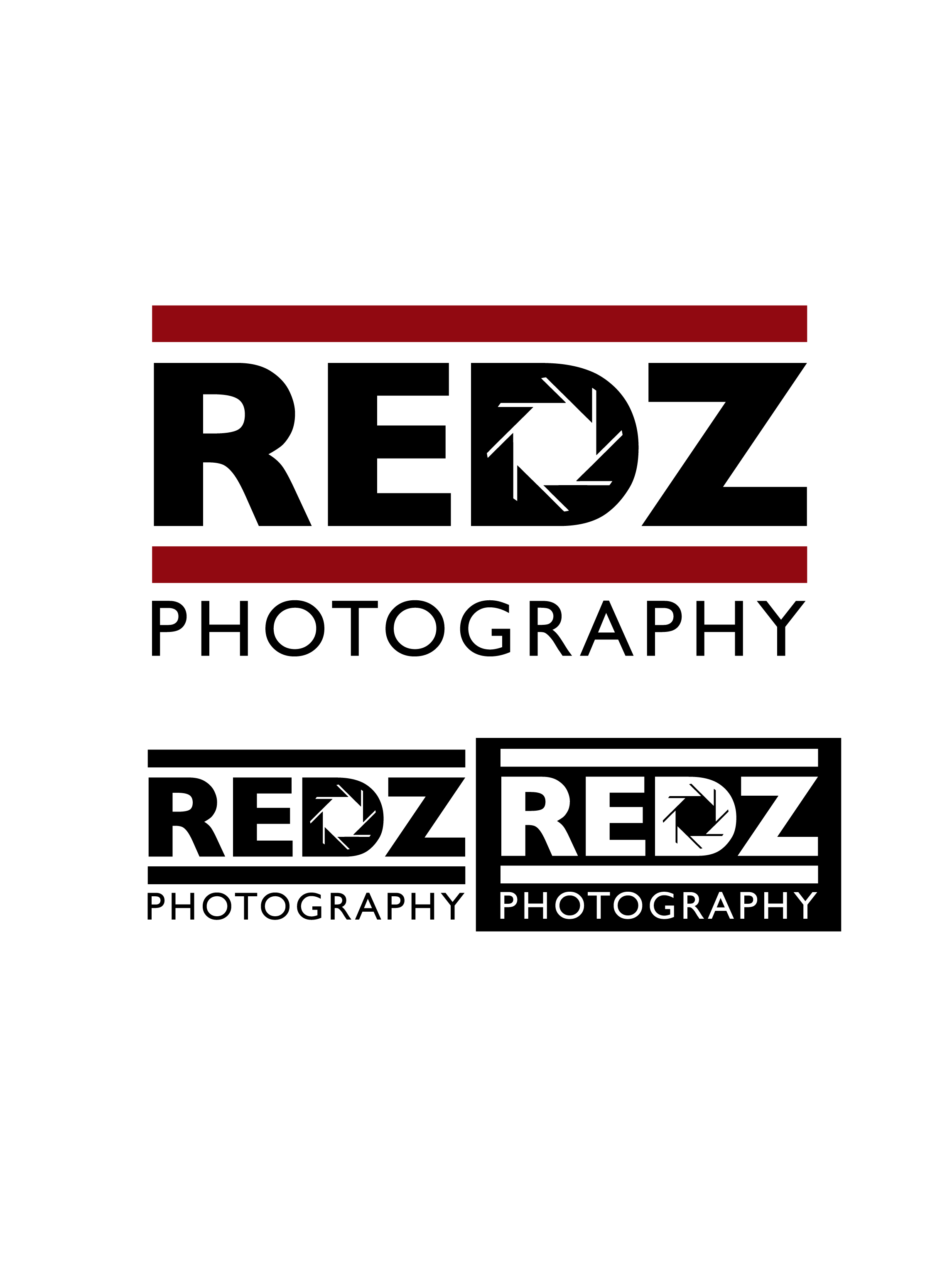 Logo Design by Dustin Beach for REDZ Photography | Design #29217