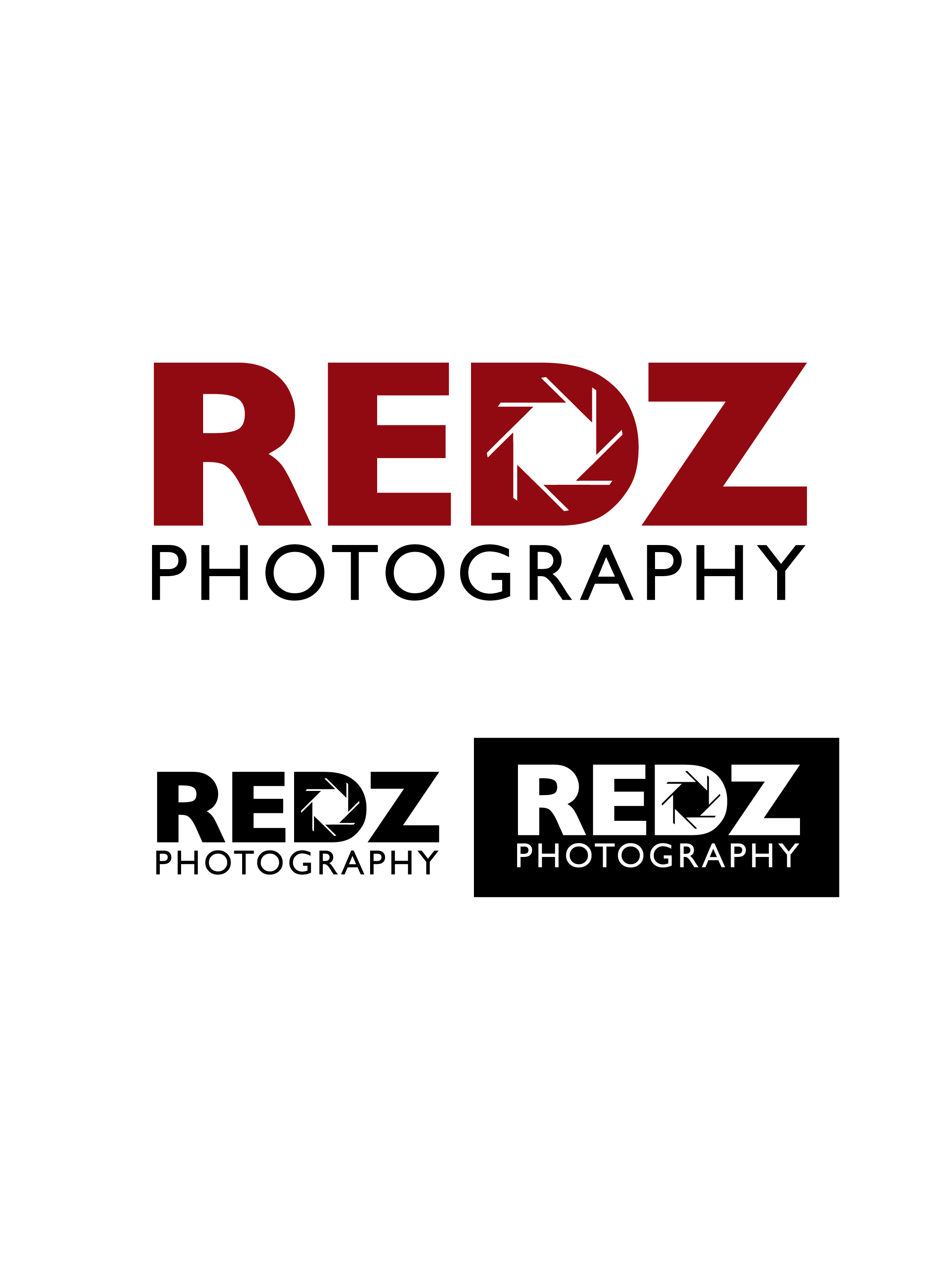 Diseño de Logo por Dustin Beach para REDZ Photography | Diseño #29220