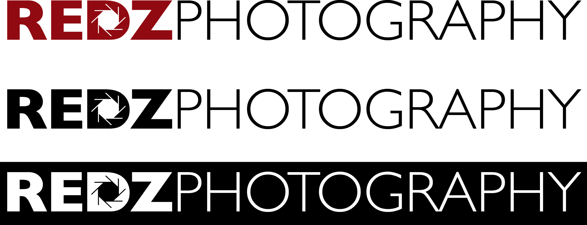 Logo Design by Dustin Beach for REDZ Photography | Design #29254