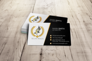 Design de Carte de Visite par Black Stallions Impressive Solutions pour Secure Wealth Financial  | Design #12339706
