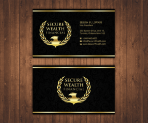 Diseño de Tarjeta de Presentación por Stylez Designz para Secure Wealth Financial  | Diseño: #12336528