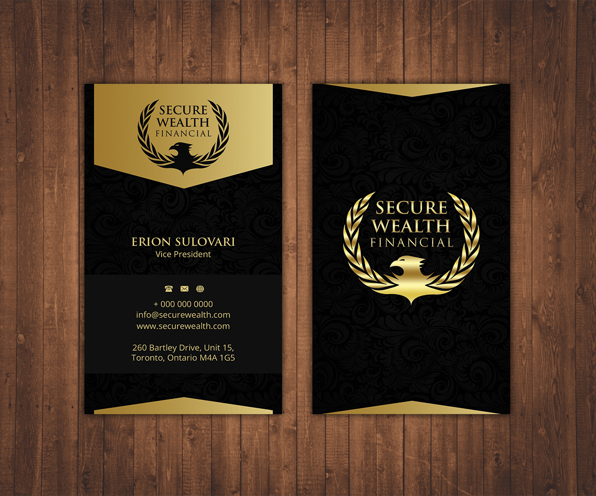 Business Card Design by Stylez Designz for Secure Wealth Financial  | Design #12336529