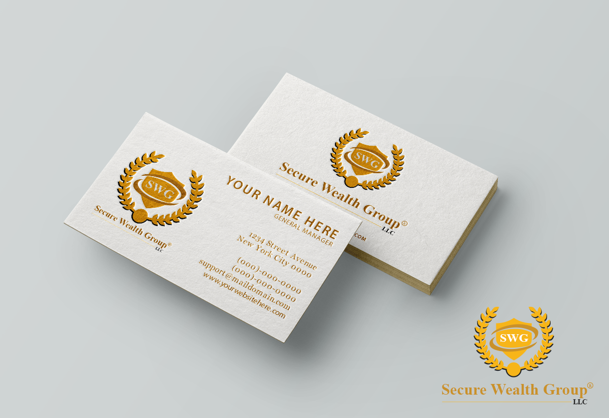 Design de Carte de Visite par DCMadrid pour Secure Wealth Financial  | Design #12329965