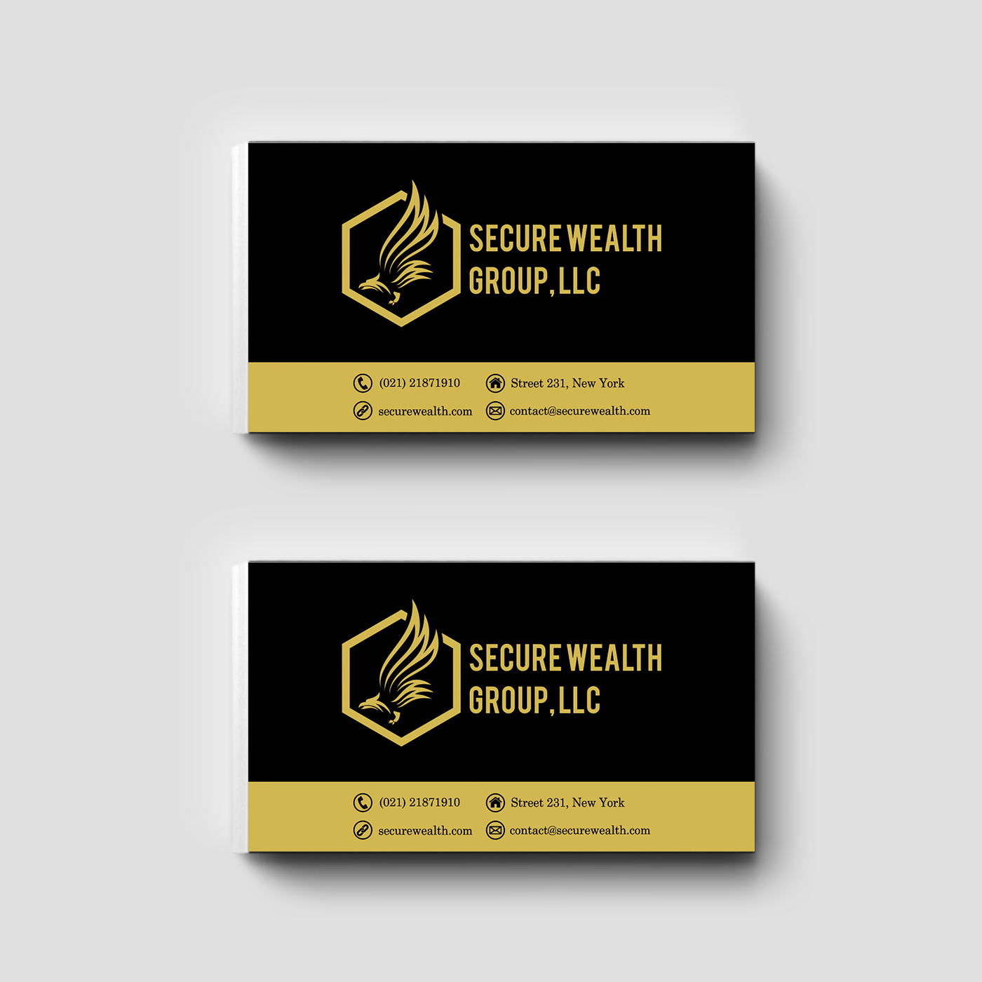 Business Card Design by Djo Creative for Secure Wealth Financial  | Design #12333832