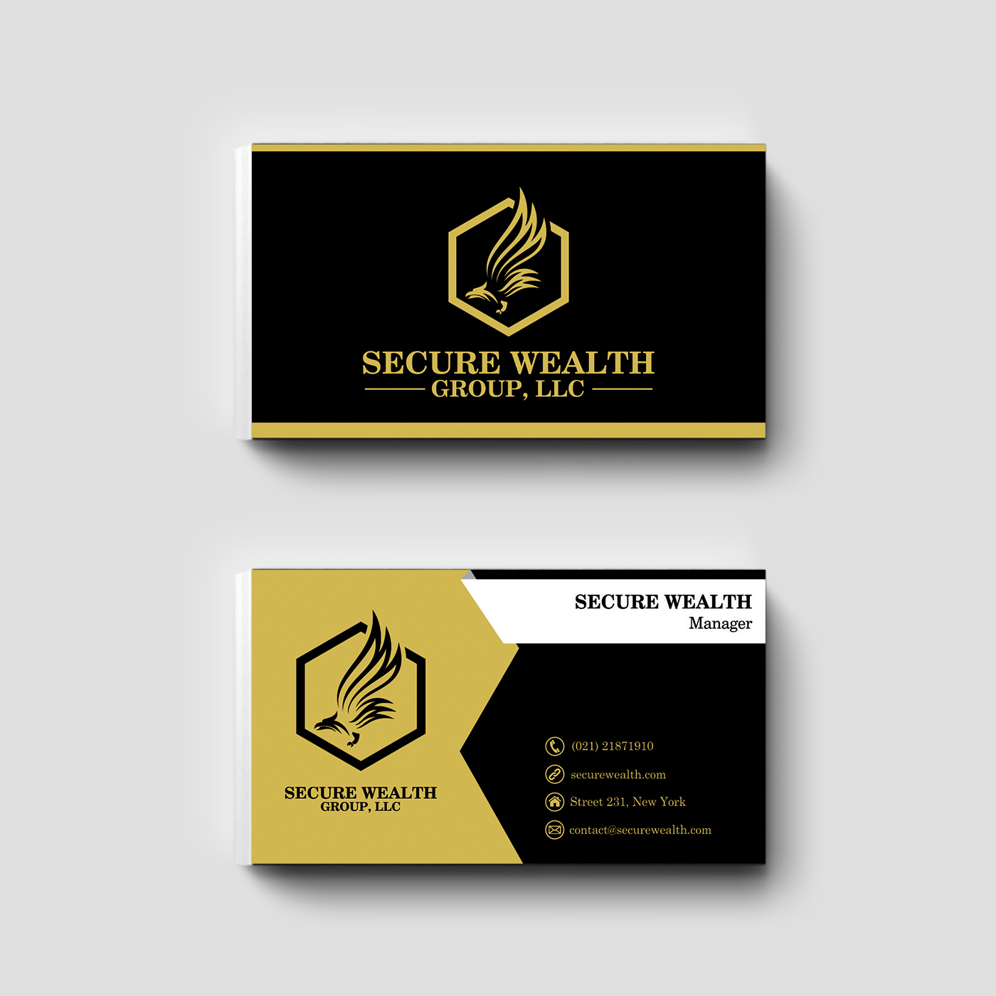 Business Card Design by Djo Creative for Secure Wealth Financial  | Design #12333849