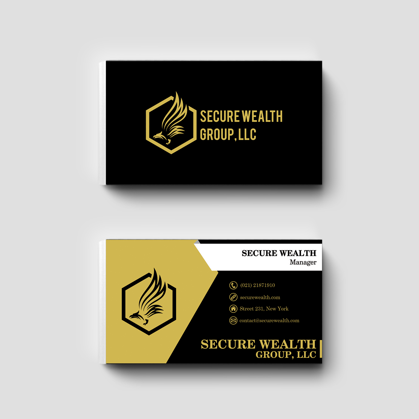 Business Card Design by Djo Creative for Secure Wealth Financial  | Design #12333851
