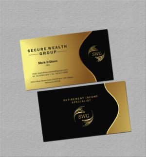 Diseño de Tarjeta de Presentación por miglenamb para Secure Wealth Financial  | Diseño: #12354659