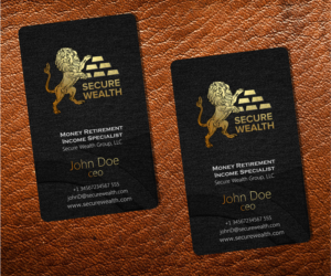 Business Card Design by elveneclipse for Secure Wealth Financial  | Design: #12340745