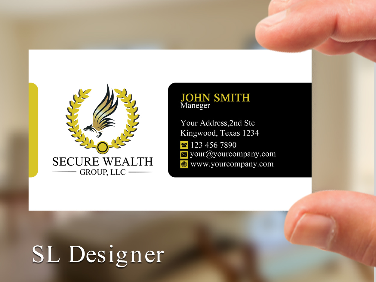 Business Card Design by SL Designer for Secure Wealth Financial  | Design #12323681