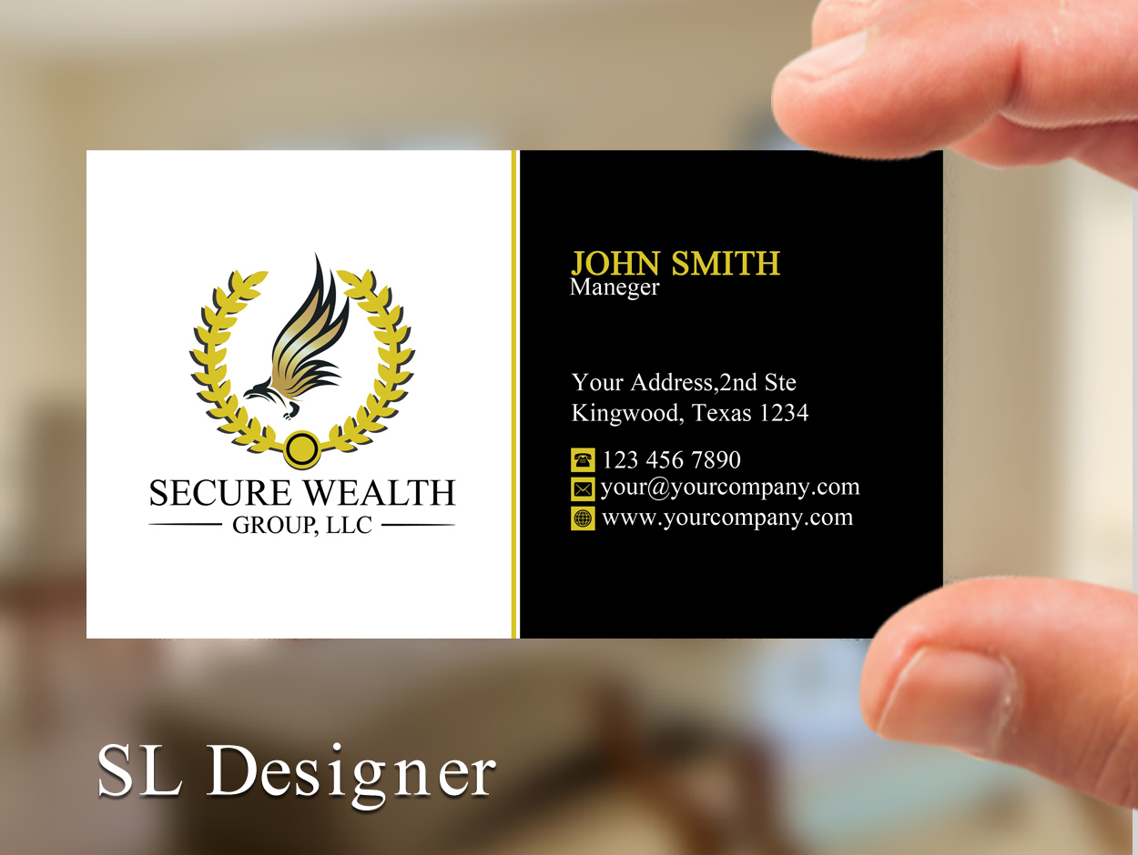 Business Card Design by SL Designer for Secure Wealth Financial  | Design #12323682