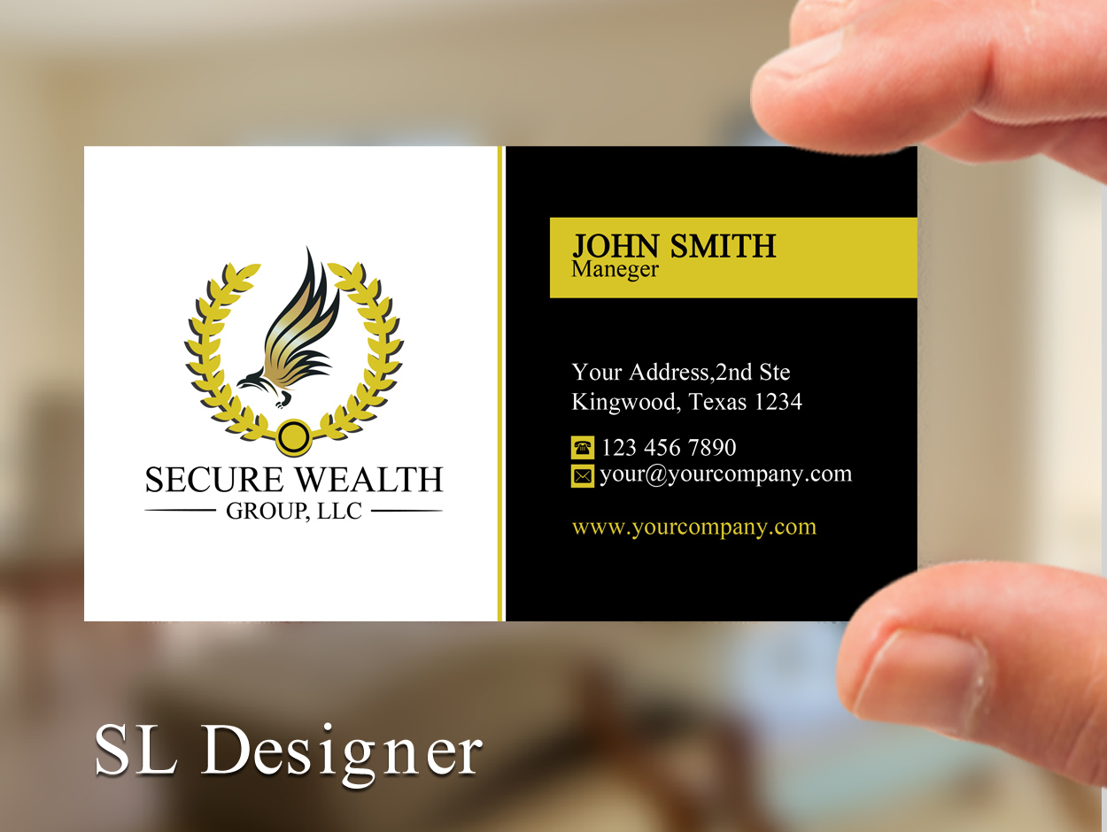 Business Card Design by SL Designer for Secure Wealth Financial  | Design #12324422