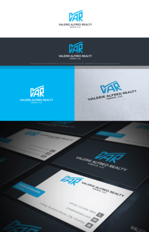 V.A.R. Group, LLC Real Estate & Property Management or Valerie Alfred Realty Group, LLC | Logo Design by Keysoft