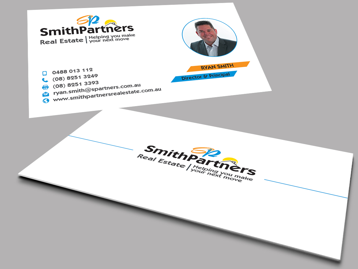 Business Card Design by Selda for Smith Partners Real Estate | Design #12326175