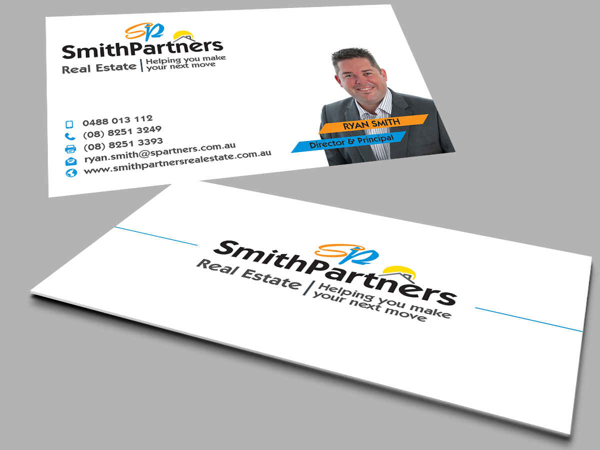 Business Card Design by Selda for Smith Partners Real Estate | Design #12328592