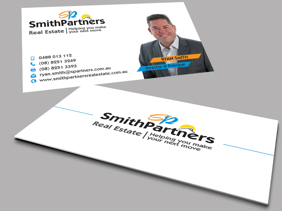 Business Card Design by Selda for Smith Partners Real Estate | Design #12328593