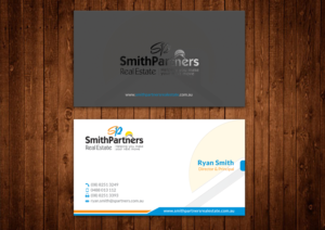 Business Card Design by Alaminenterprise for Smith Partners Real Estate | Design: #12320016