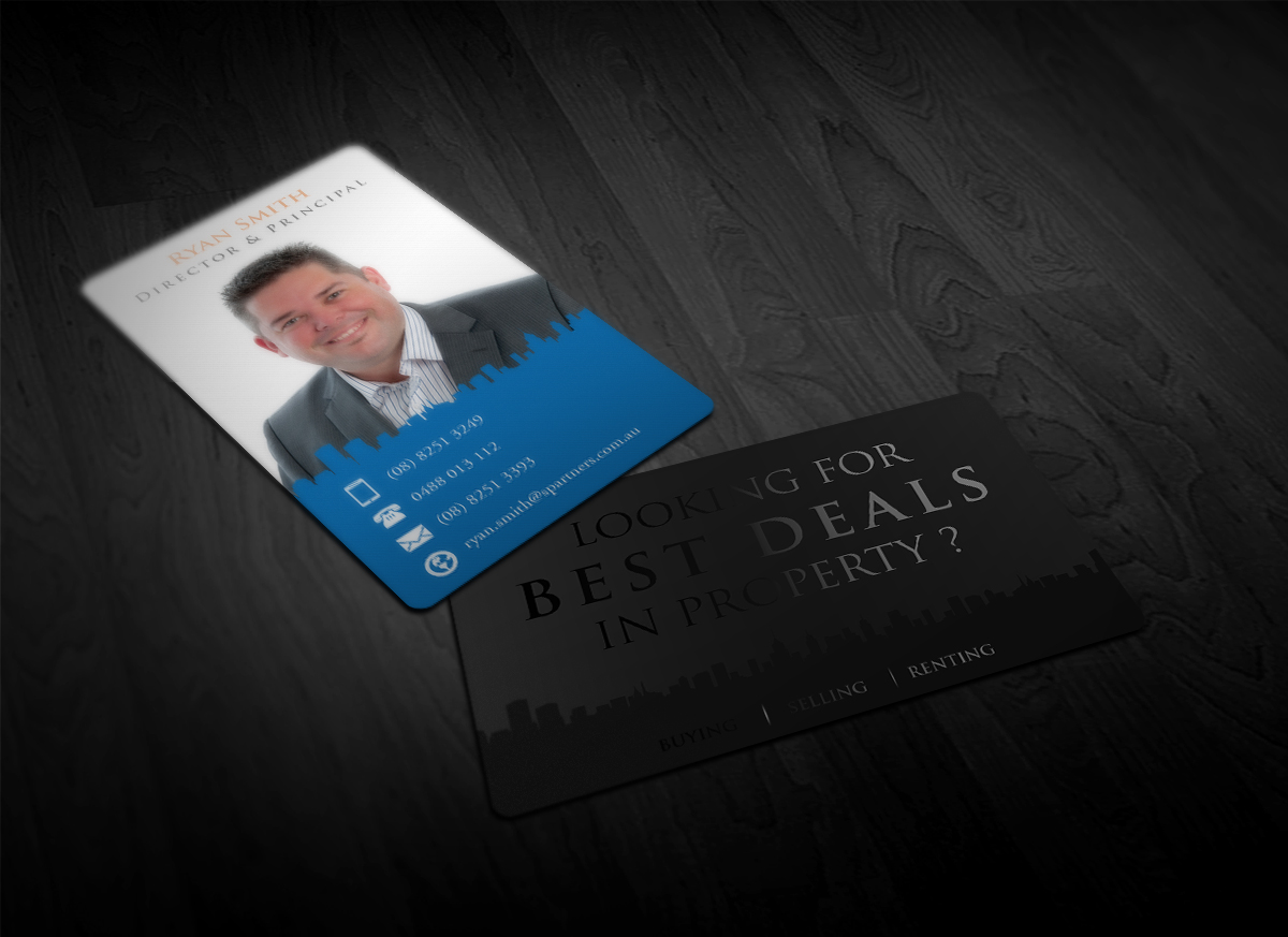 Business Card Design by Pointless Pixels India for Smith Partners Real Estate | Design #12324688