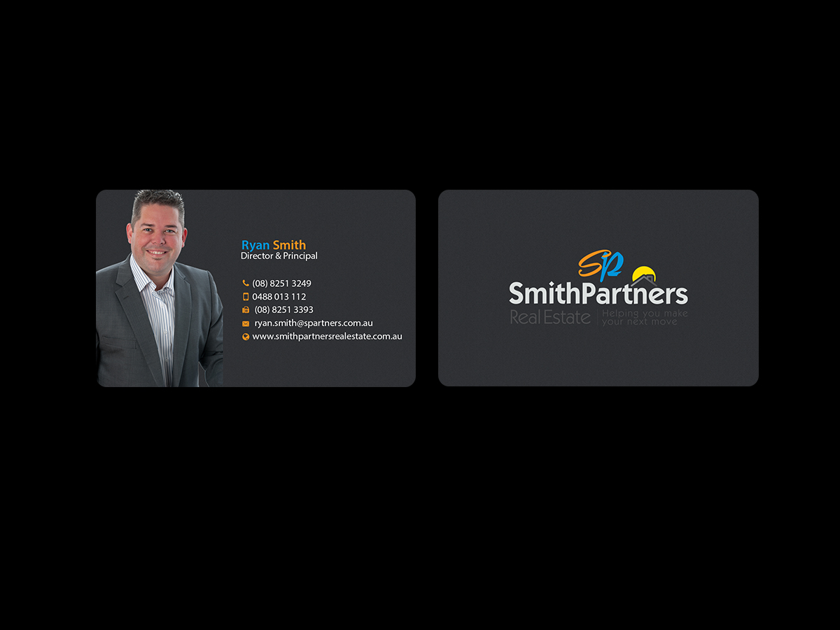 Business Card Design by Creations Box 2015 for Smith Partners Real Estate | Design #12334658