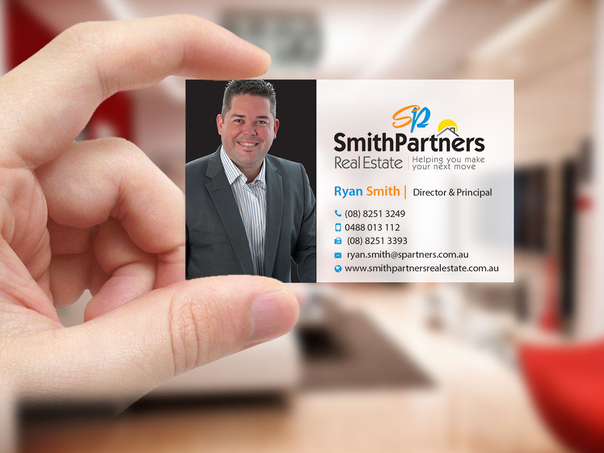 Business Card Design by Creations Box 2015 for Smith Partners Real Estate | Design #12334659
