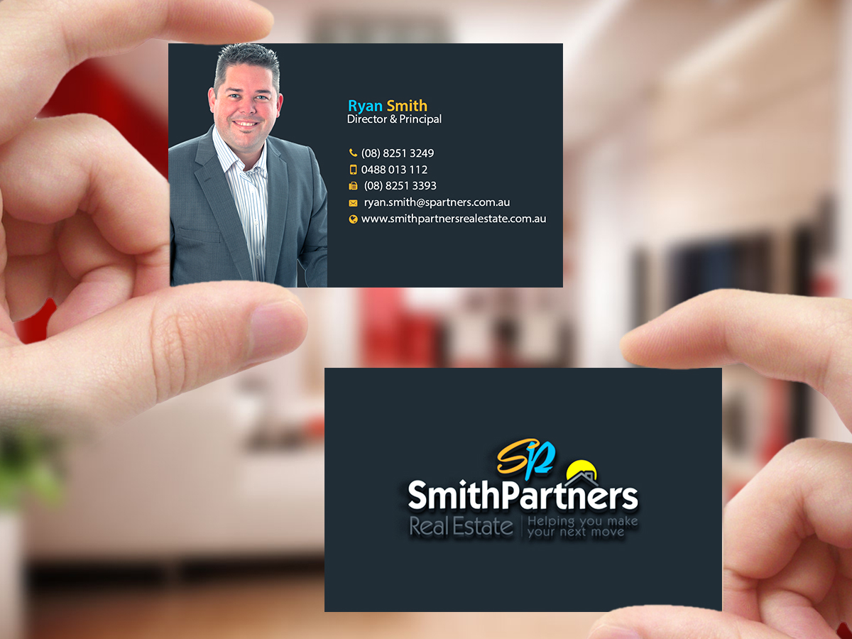 Business Card Design by Creations Box 2015 for Smith Partners Real Estate | Design #12334663